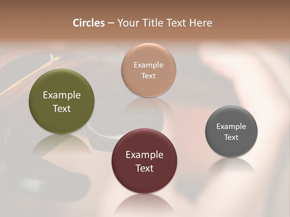 Horizontal Music Violin PowerPoint Template