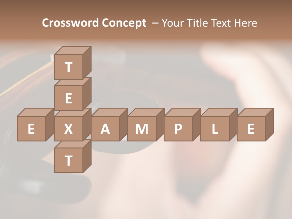 Horizontal Music Violin PowerPoint Template