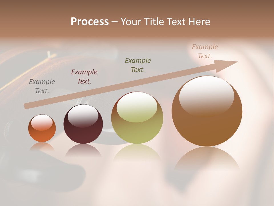 Horizontal Music Violin PowerPoint Template