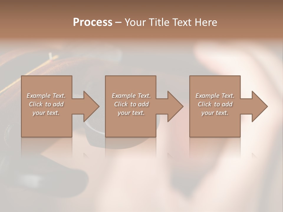 Horizontal Music Violin PowerPoint Template