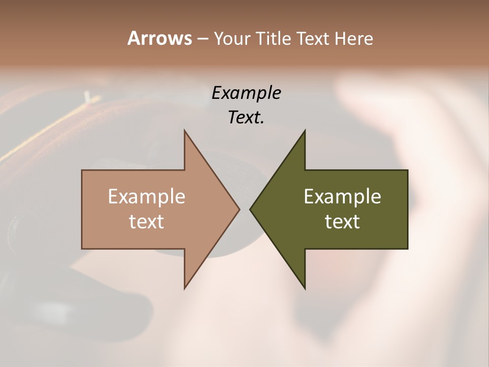 Horizontal Music Violin PowerPoint Template