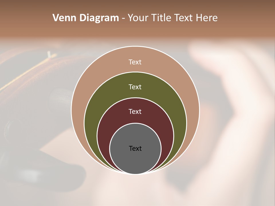 Horizontal Music Violin PowerPoint Template