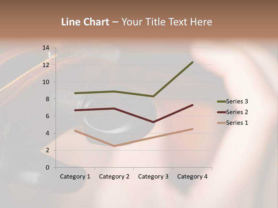 Horizontal Music Violin PowerPoint Template