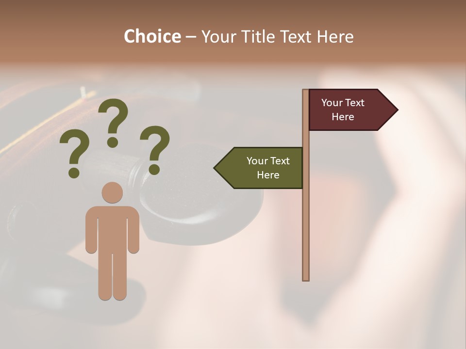 Horizontal Music Violin PowerPoint Template