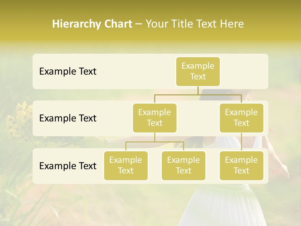Head Pretty Caucasian PowerPoint Template