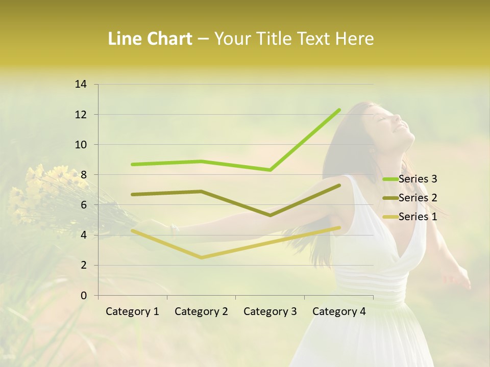 Head Pretty Caucasian PowerPoint Template