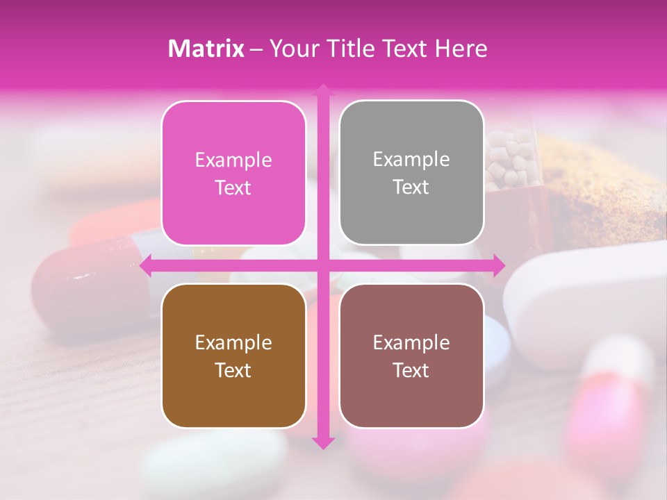 Treatment Capsules Sickness PowerPoint Template