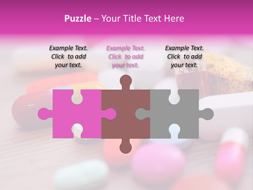 Treatment Capsules Sickness PowerPoint Template