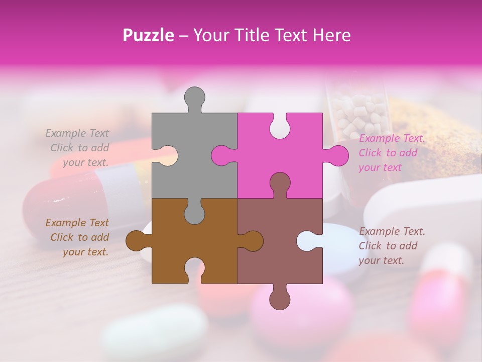 Treatment Capsules Sickness PowerPoint Template