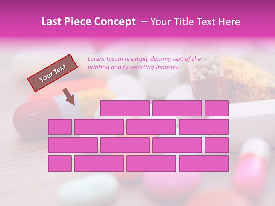 Treatment Capsules Sickness PowerPoint Template
