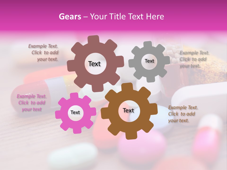 Treatment Capsules Sickness PowerPoint Template