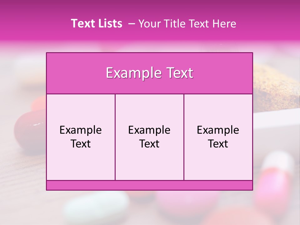 Treatment Capsules Sickness PowerPoint Template