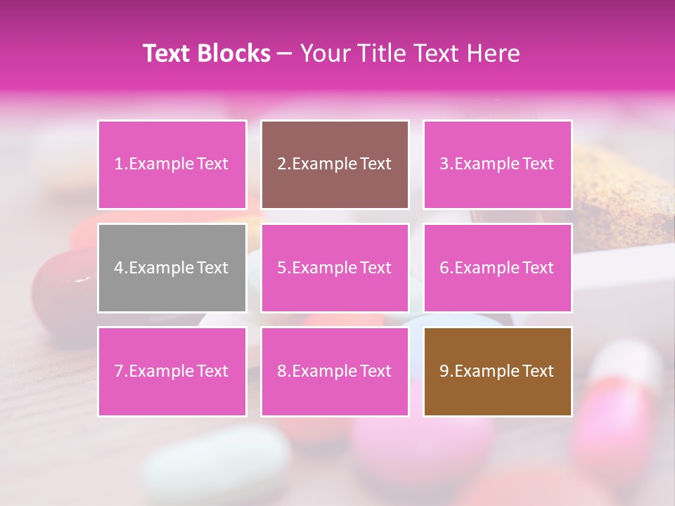 Treatment Capsules Sickness PowerPoint Template