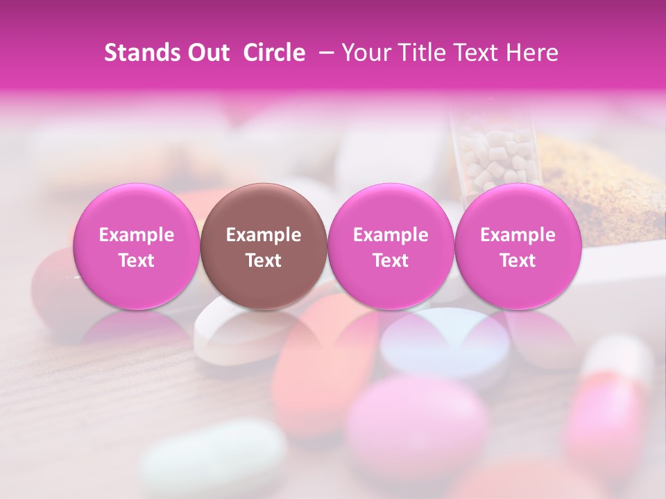 Treatment Capsules Sickness PowerPoint Template