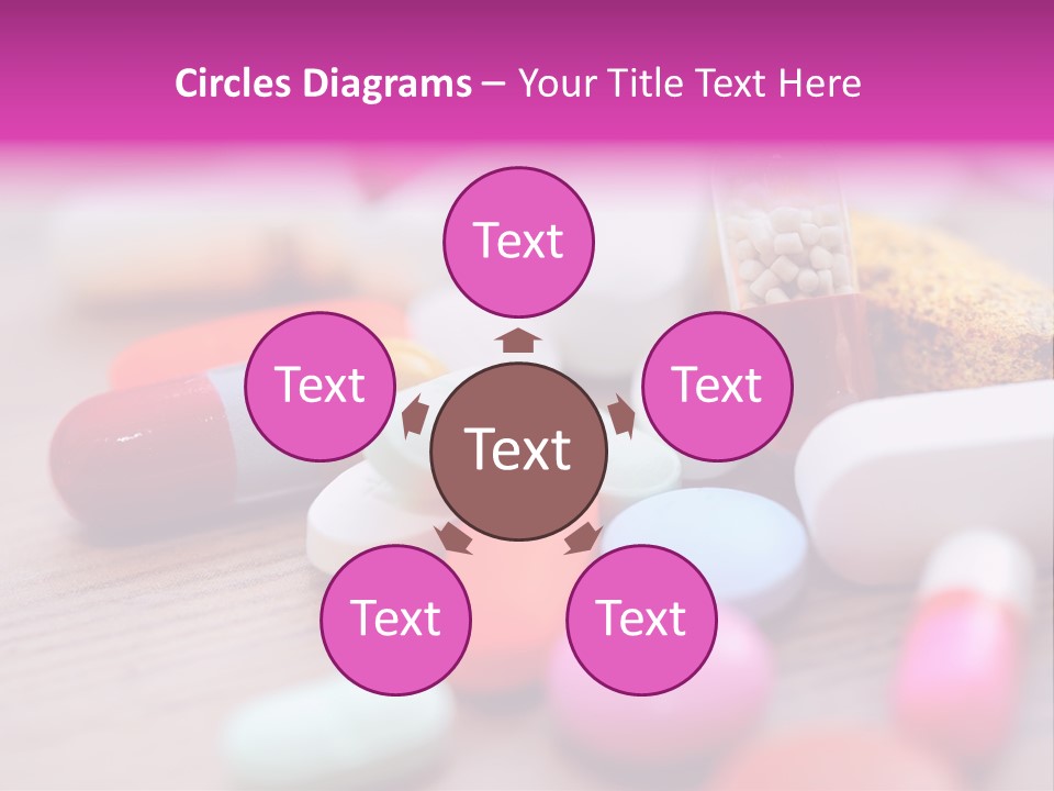Treatment Capsules Sickness PowerPoint Template