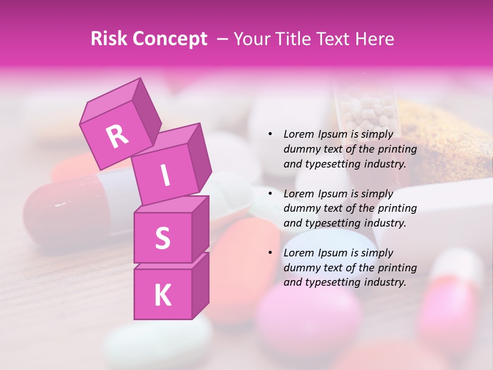 Treatment Capsules Sickness PowerPoint Template