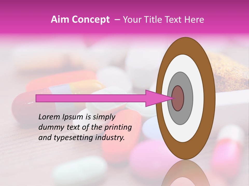 Treatment Capsules Sickness PowerPoint Template