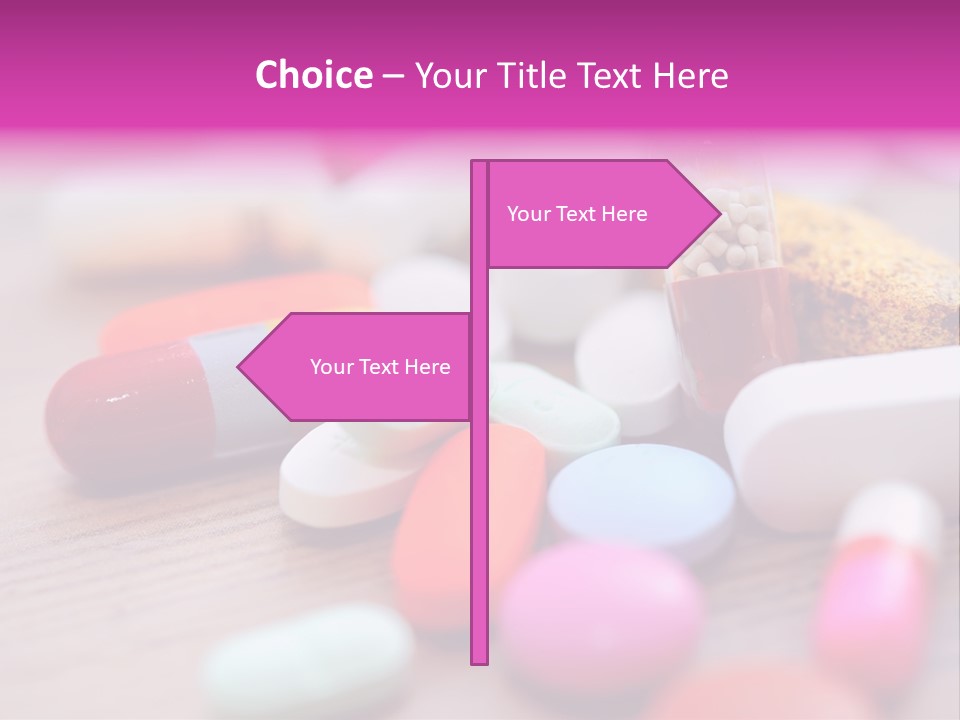 Treatment Capsules Sickness PowerPoint Template