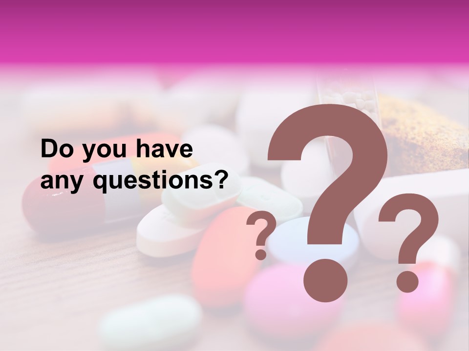 Treatment Capsules Sickness PowerPoint Template