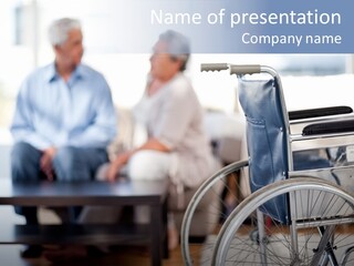 Home Sit Sofa PowerPoint Template