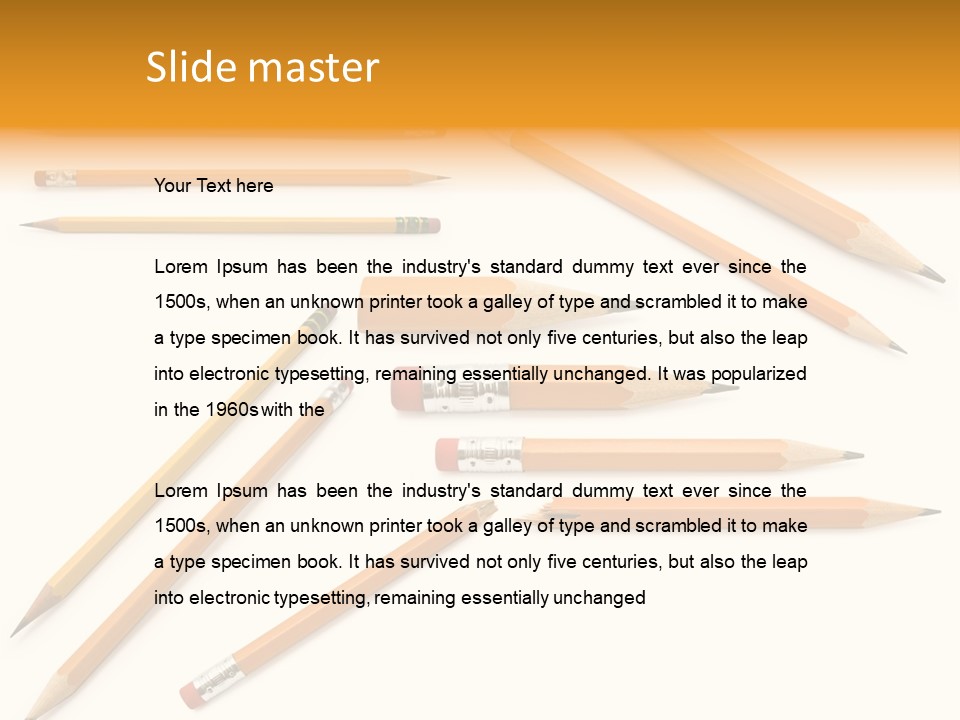 Object School Office PowerPoint Template