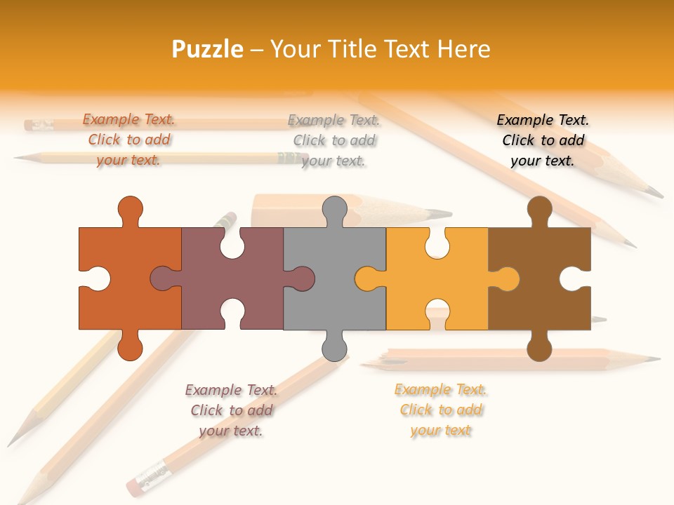 Object School Office PowerPoint Template