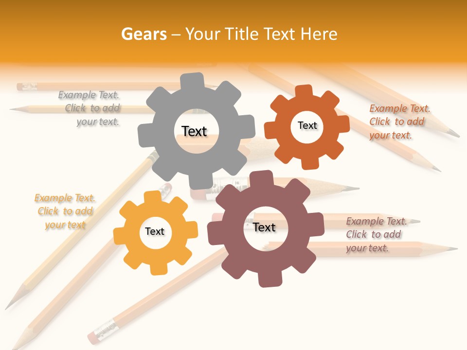 Object School Office PowerPoint Template