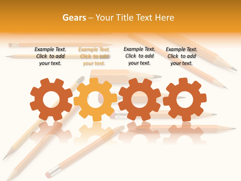 Object School Office PowerPoint Template