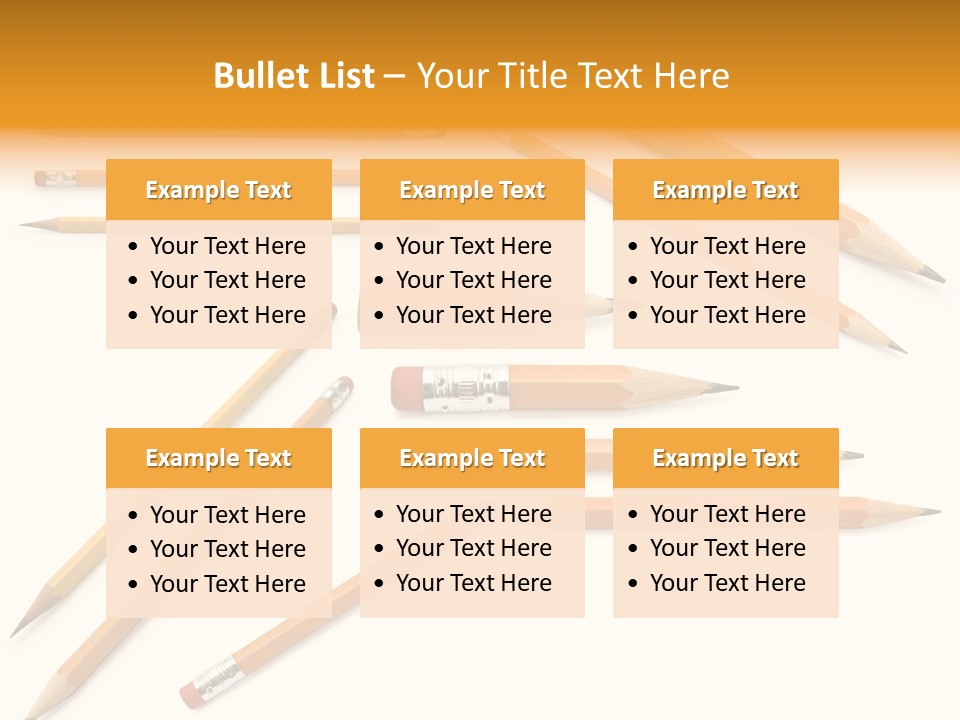 Object School Office PowerPoint Template