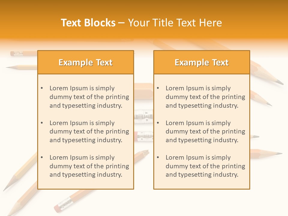 Object School Office PowerPoint Template