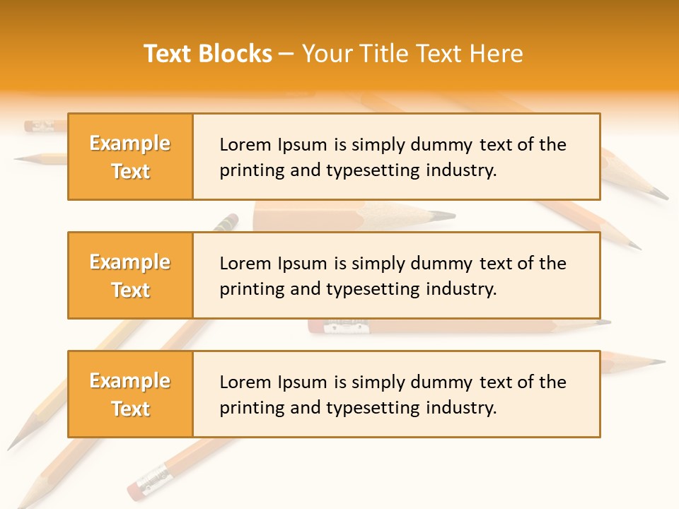 Object School Office PowerPoint Template