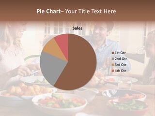 Eating Food Woman PowerPoint Template