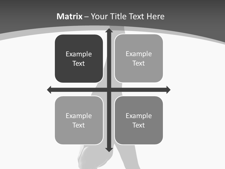 Posing Suppleness Slipper PowerPoint Template