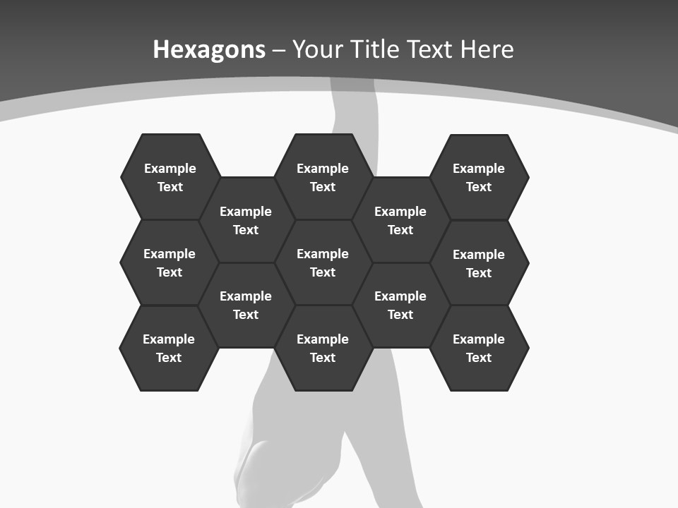 Posing Suppleness Slipper PowerPoint Template