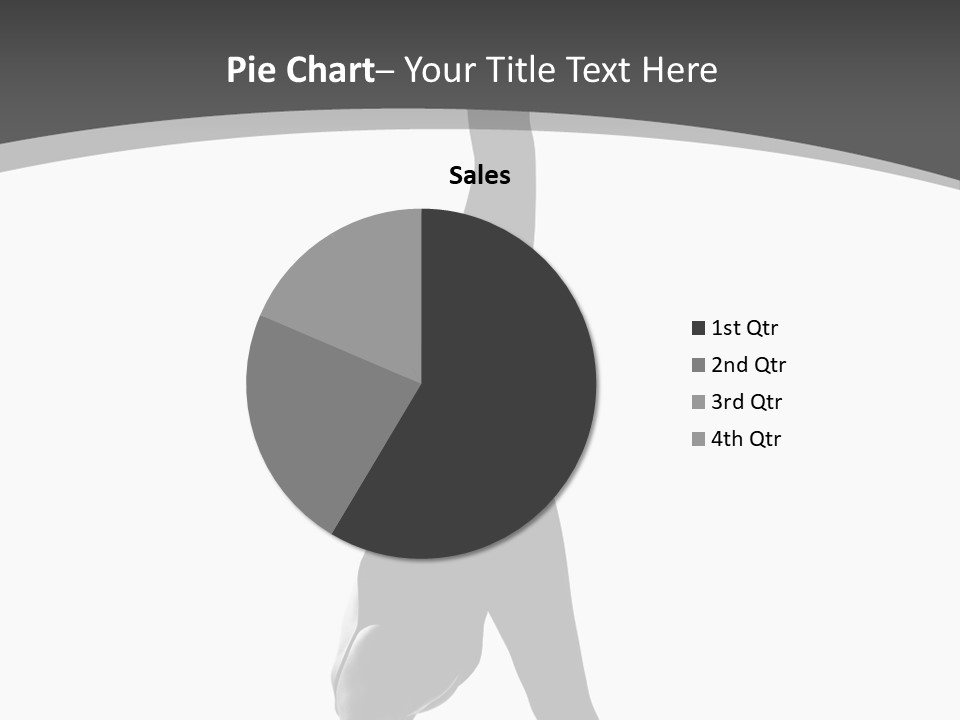 Posing Suppleness Slipper PowerPoint Template