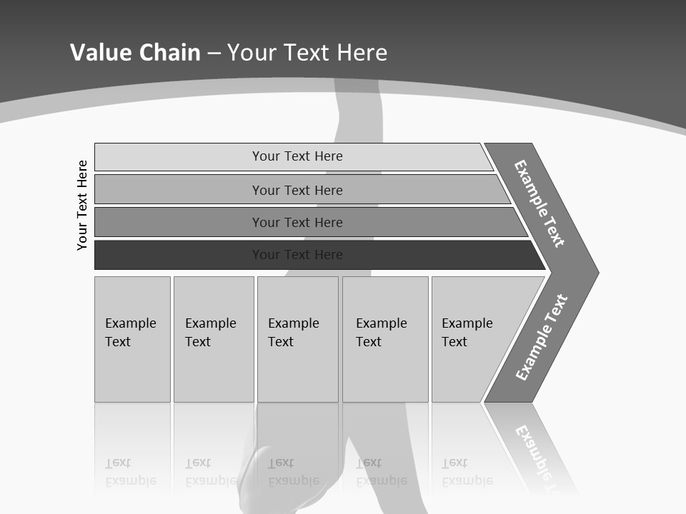 Posing Suppleness Slipper PowerPoint Template