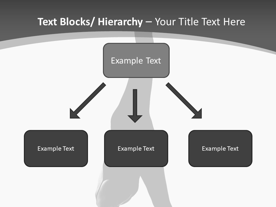 Posing Suppleness Slipper PowerPoint Template