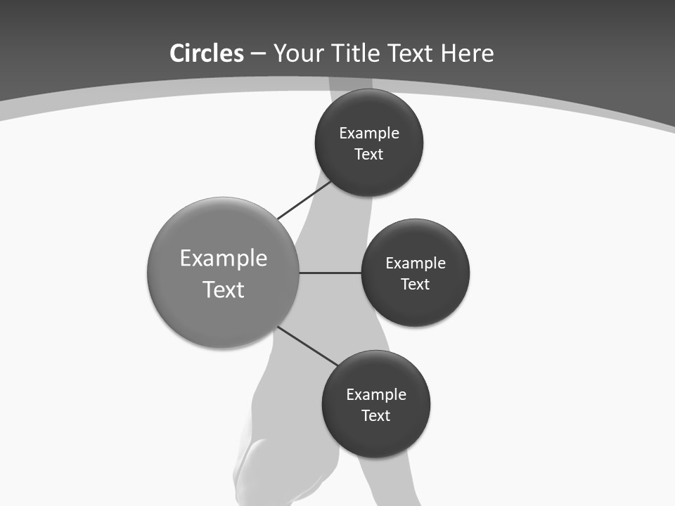 Posing Suppleness Slipper PowerPoint Template