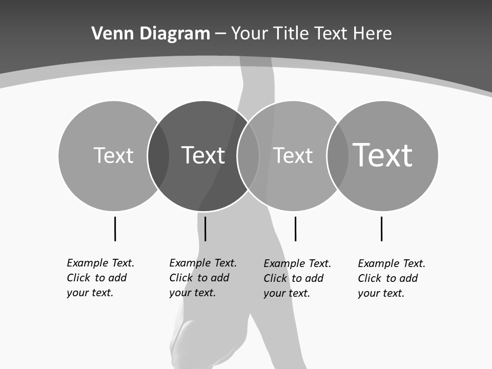 Posing Suppleness Slipper PowerPoint Template