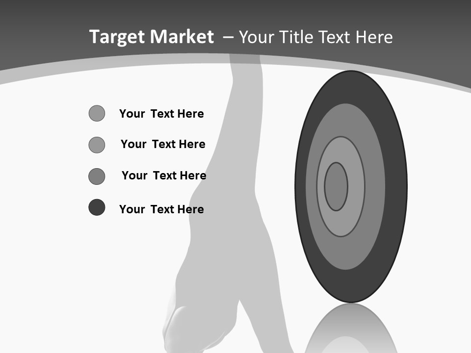 Posing Suppleness Slipper PowerPoint Template