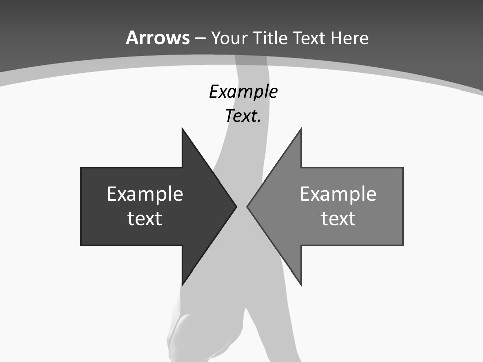 Posing Suppleness Slipper PowerPoint Template