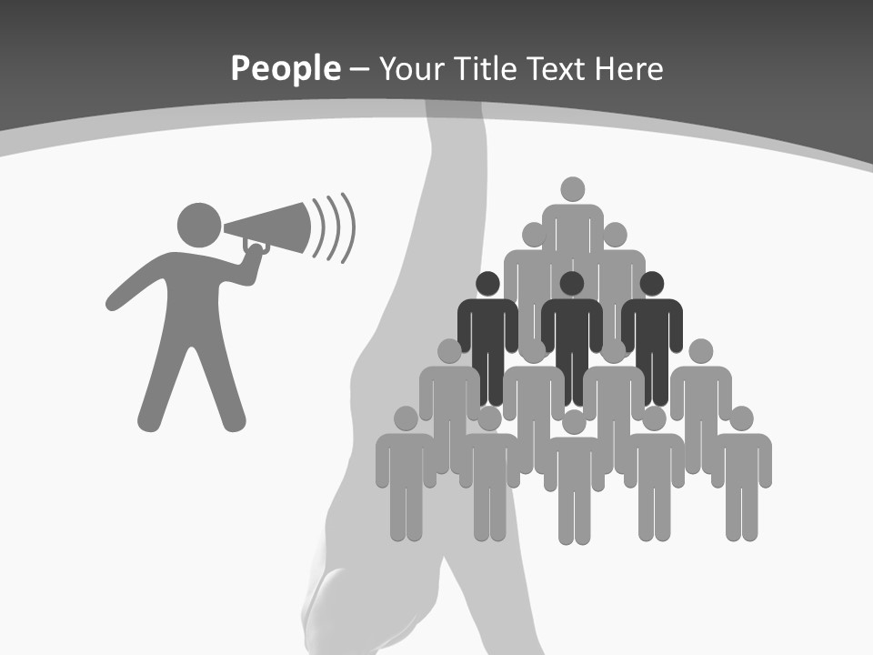 Posing Suppleness Slipper PowerPoint Template