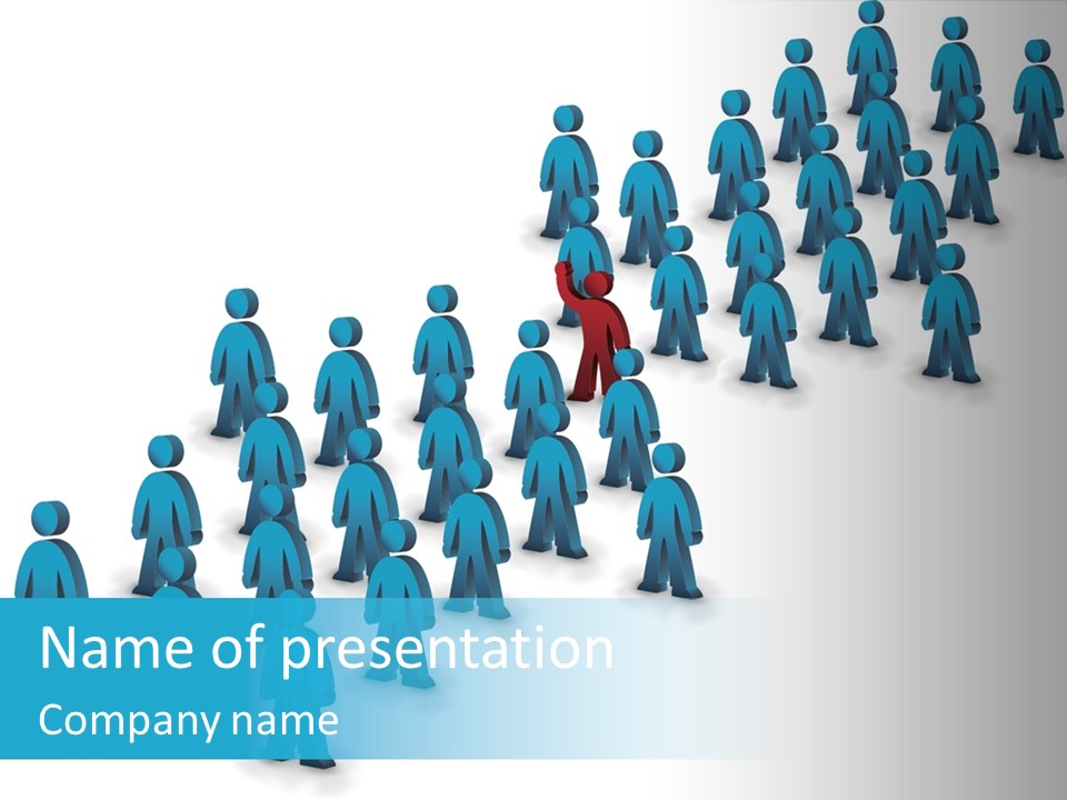 Agreement Boss Opposing PowerPoint Template