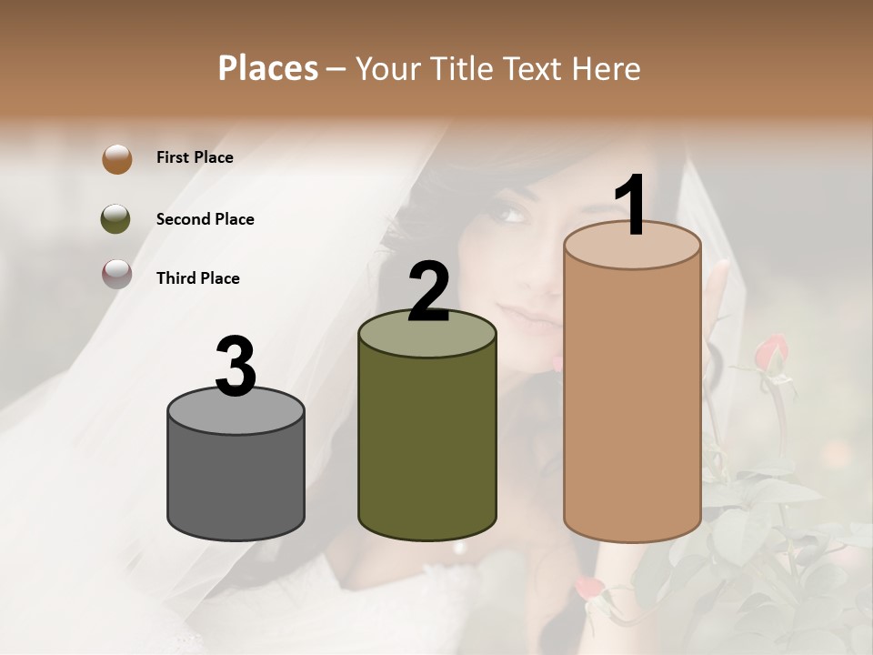 Happiness Woman Bridal PowerPoint Template