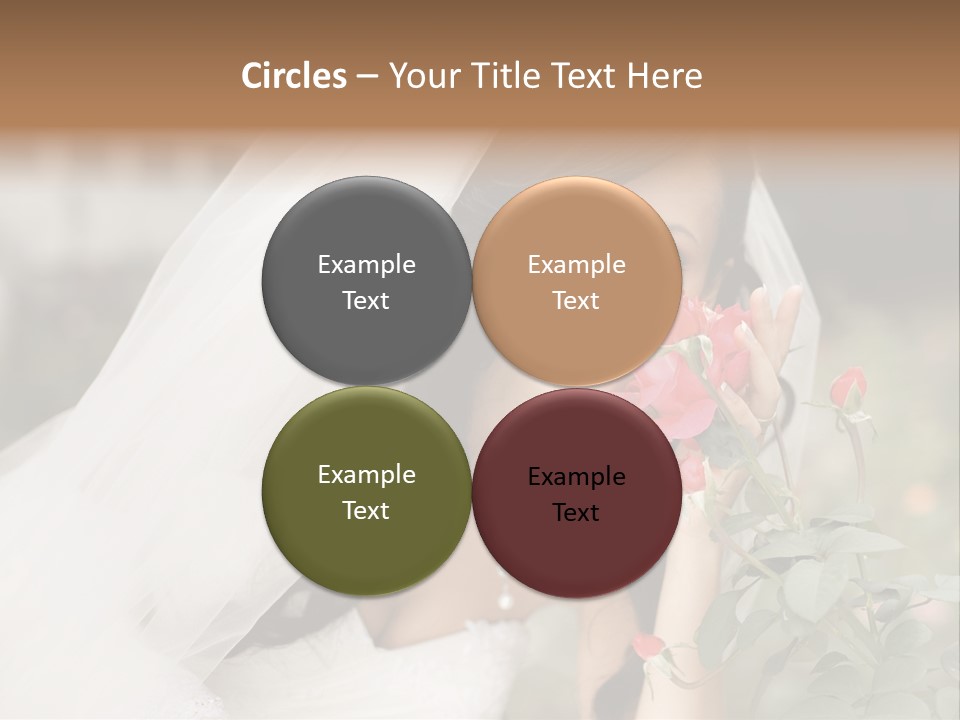 Happiness Woman Bridal PowerPoint Template