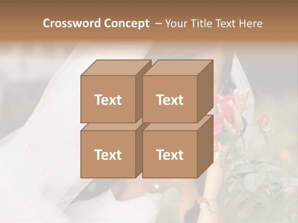 Happiness Woman Bridal PowerPoint Template