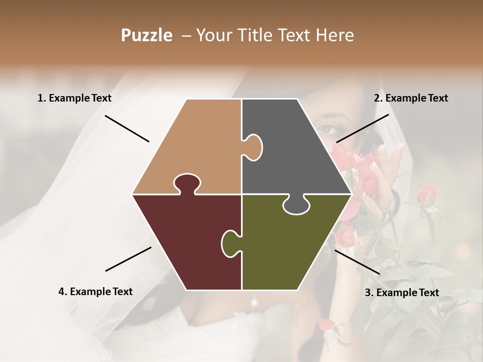 Happiness Woman Bridal PowerPoint Template