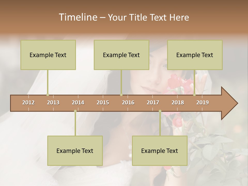 Happiness Woman Bridal PowerPoint Template