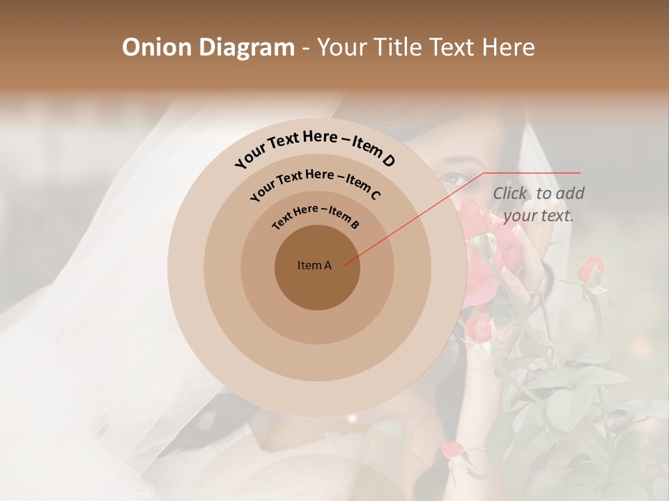 Happiness Woman Bridal PowerPoint Template