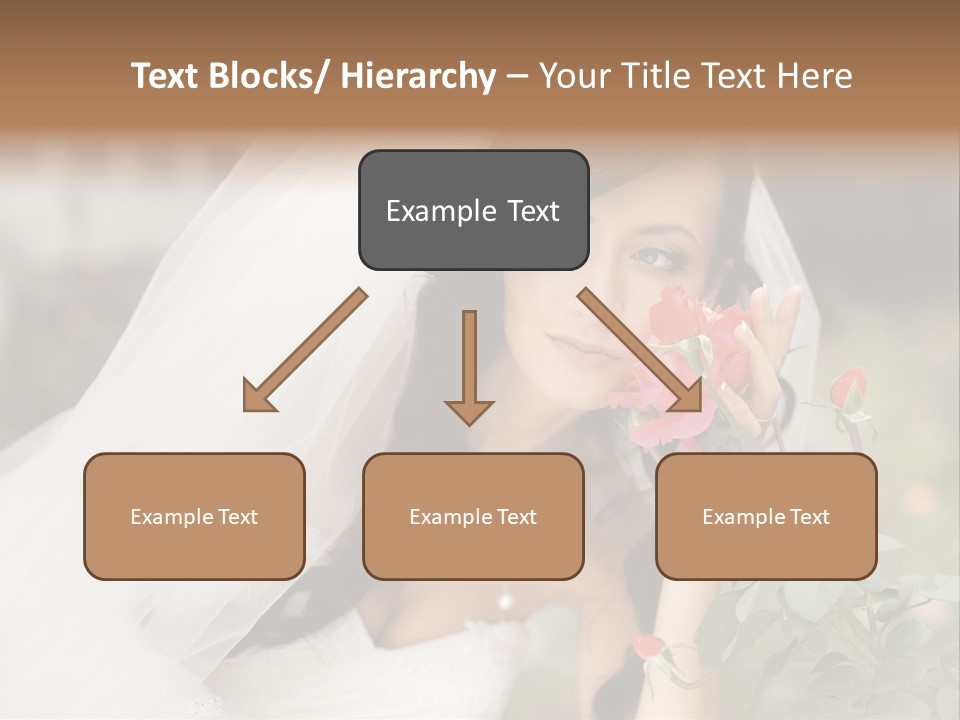 Happiness Woman Bridal PowerPoint Template